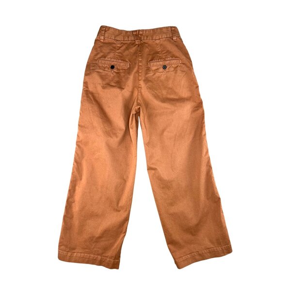 Veronica Beard Jeans Womens Wide-Leg Pants In Rust With Side Stripes Size 24 - Picture 3 of 16